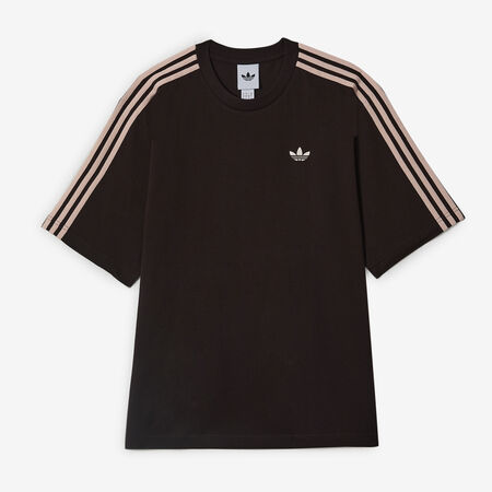 ADIDAS ORIGINALS TEE SHIRT 3S MARRON/ROSE HOMME