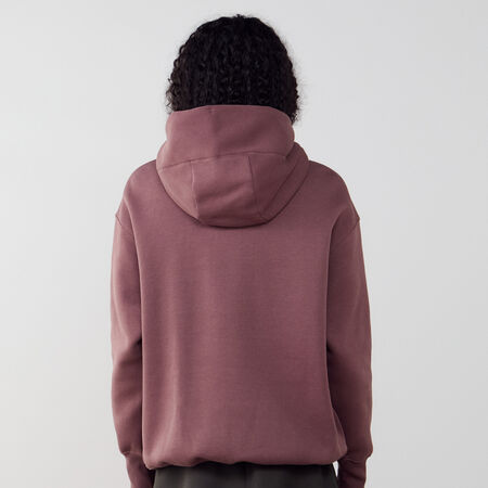 NIKE HOODIE PHOENIX LONG OVERSIZED MARRON DAMES