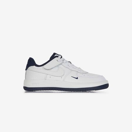 NIKE air force 1 AIR FORCE 1 LOW CF MINI SWOOSH BLANC/BLEU CADET