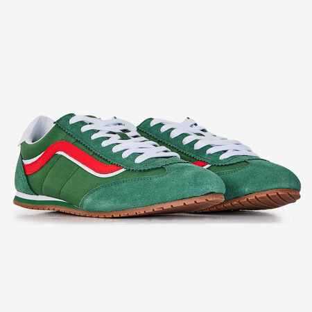 VANS SUPER LOWPRO VERT/ROUGE HOMME