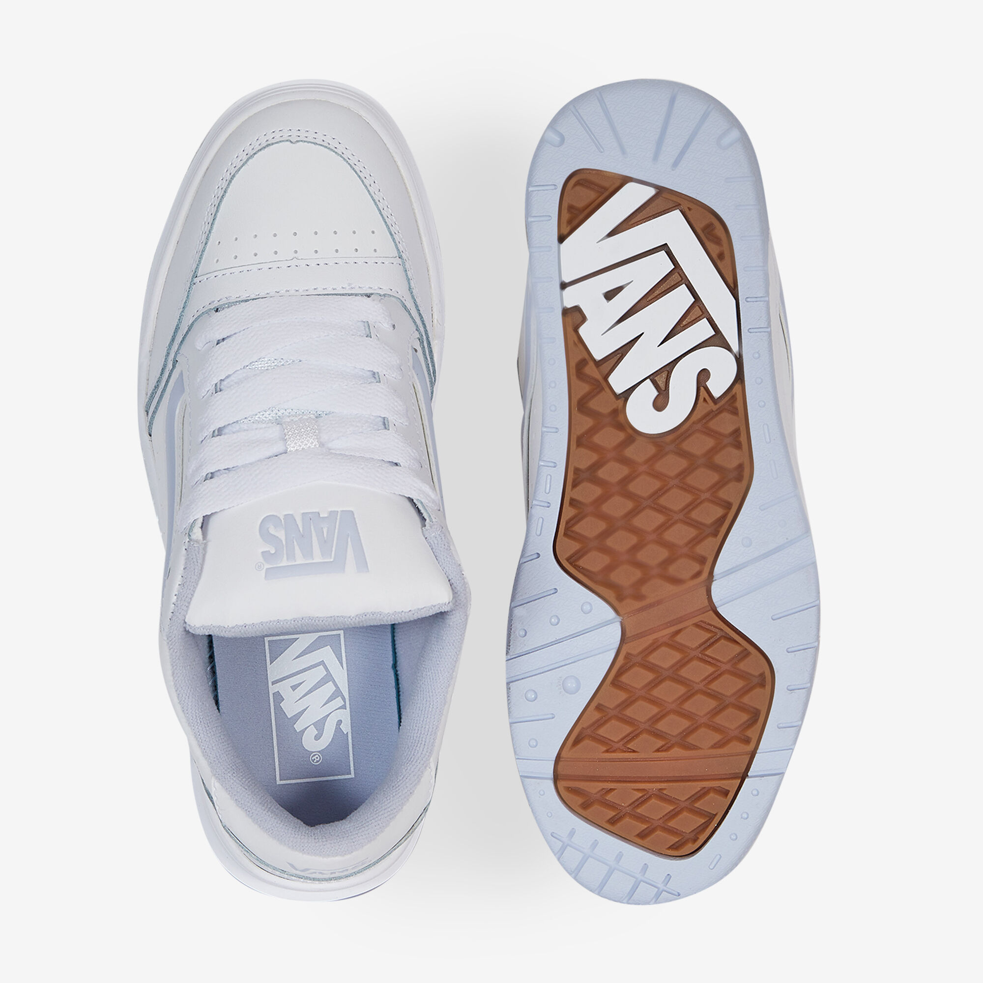 VANS HYLANE BLANC BLEU SNEAKERS FEMME Courir.be