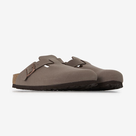 BIRKENSTOCK BOSTON BIRKO FLOR MARRON JUNIOR