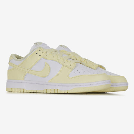 NIKE dunk DUNK LOW BLANC/JAUNE FEMME