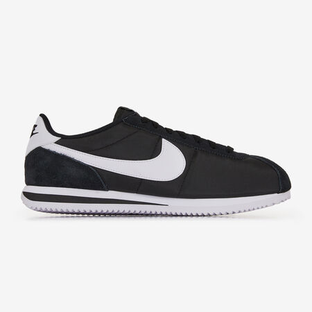 NIKE cortez CORTEZ NYLON NOIR/BLANC HOMME