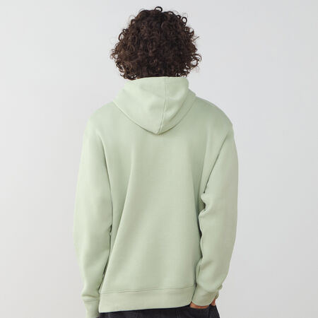 NEW BALANCE HOODIE SMALL LOGO VERT/BLANC HEREN