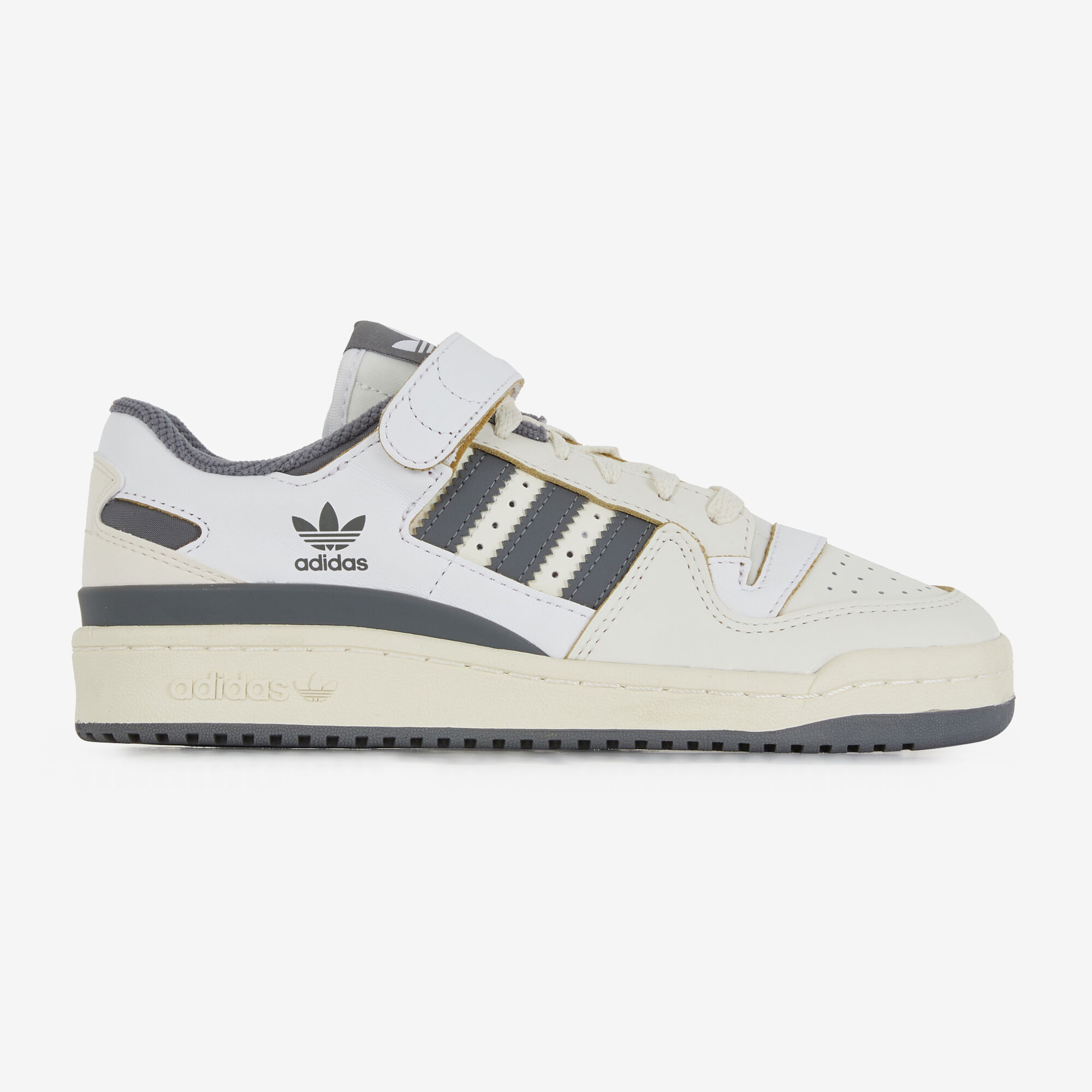 ADIDAS ORIGINALS FORUM 84 LOW BLANC GRIS BEIGE GRIS SNEAKERS