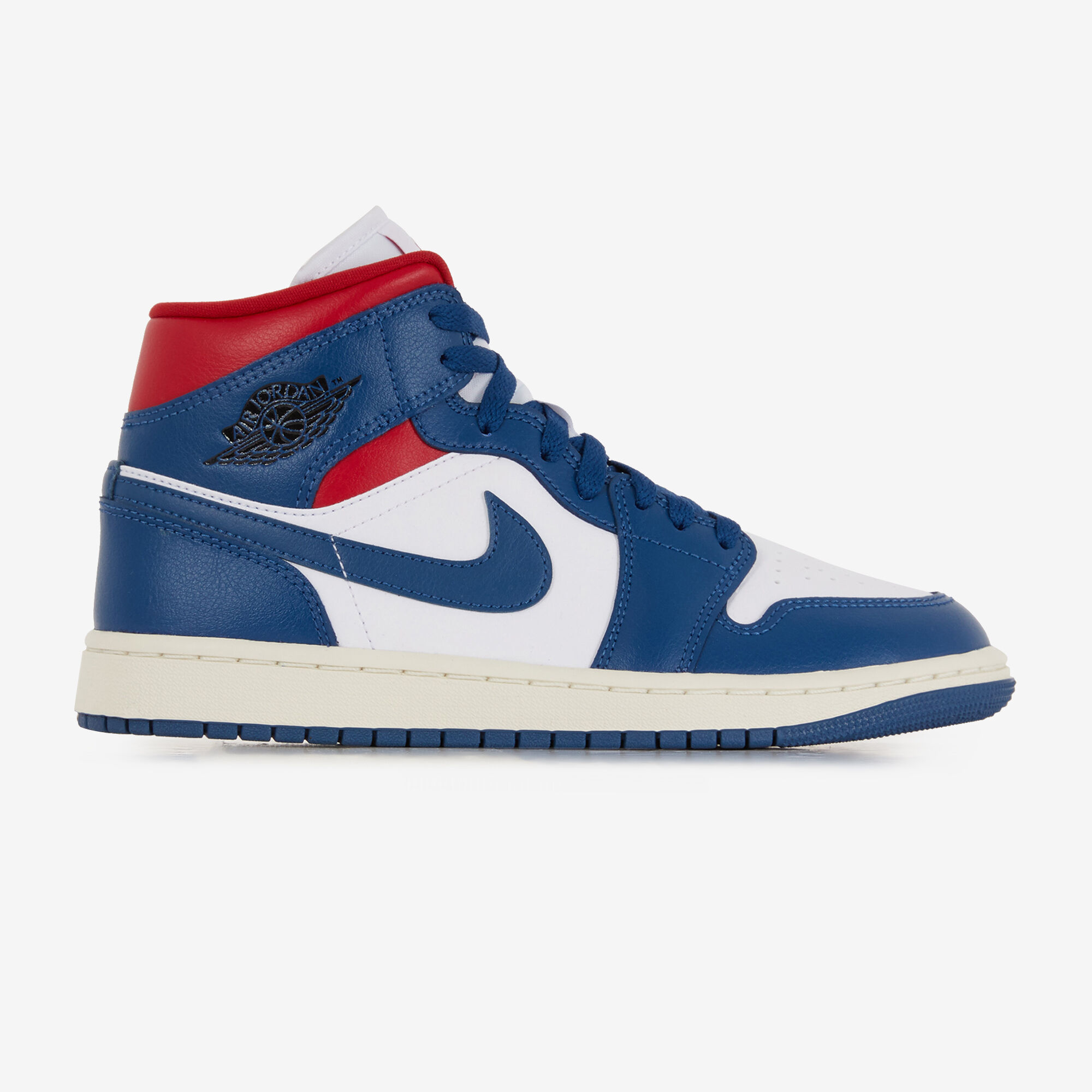 Jordan one blanche deals et bleu