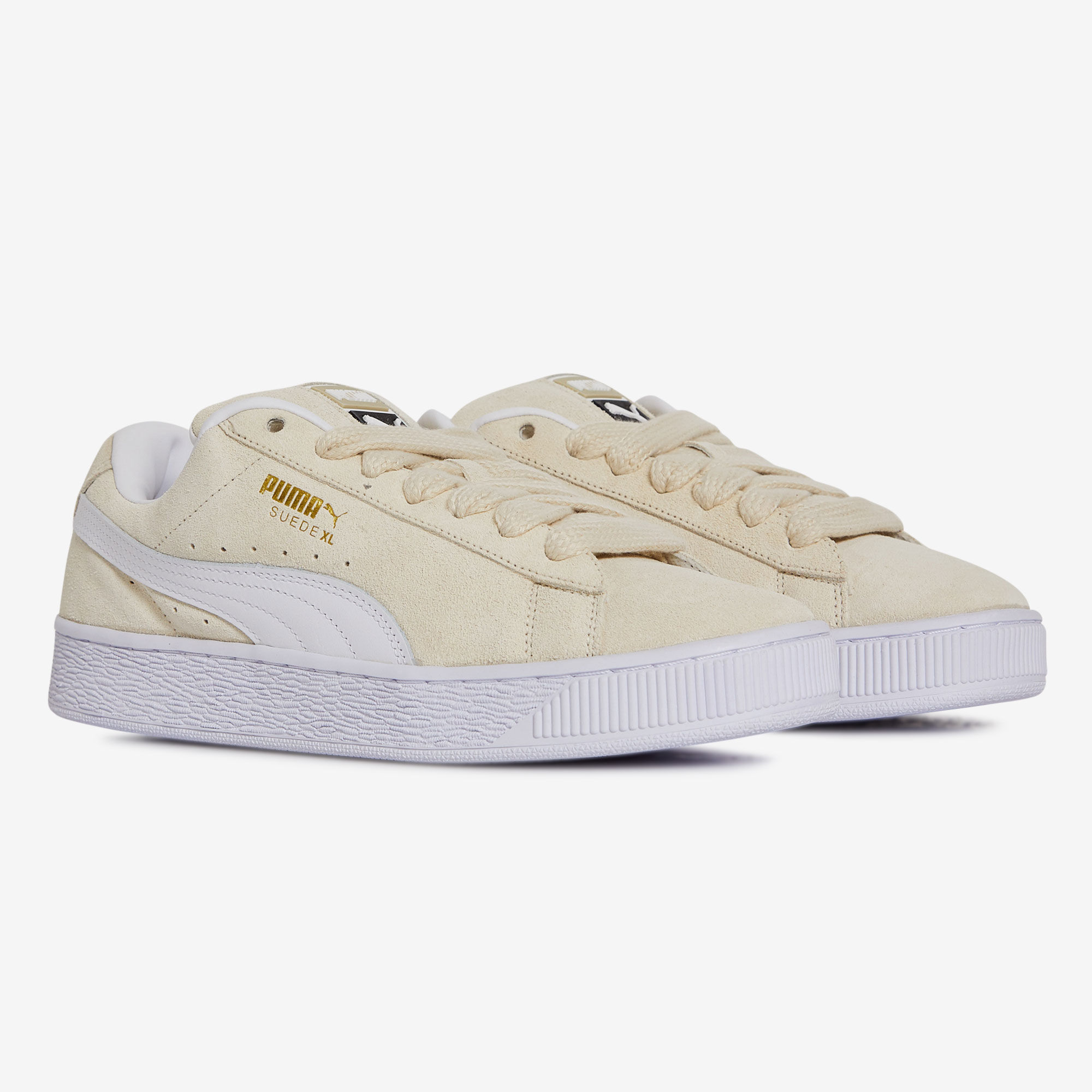 PUMA SUEDE XL BEIGE BLANC SNEAKERS HOMME Courir.be