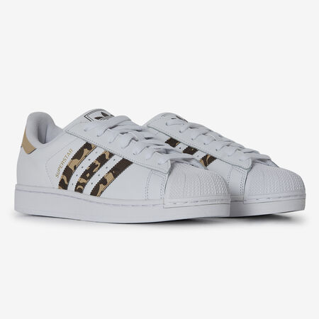 ADIDAS ORIGINALS superstar SUPERSTAR LEATHER BEIGE/BLANC DAMES