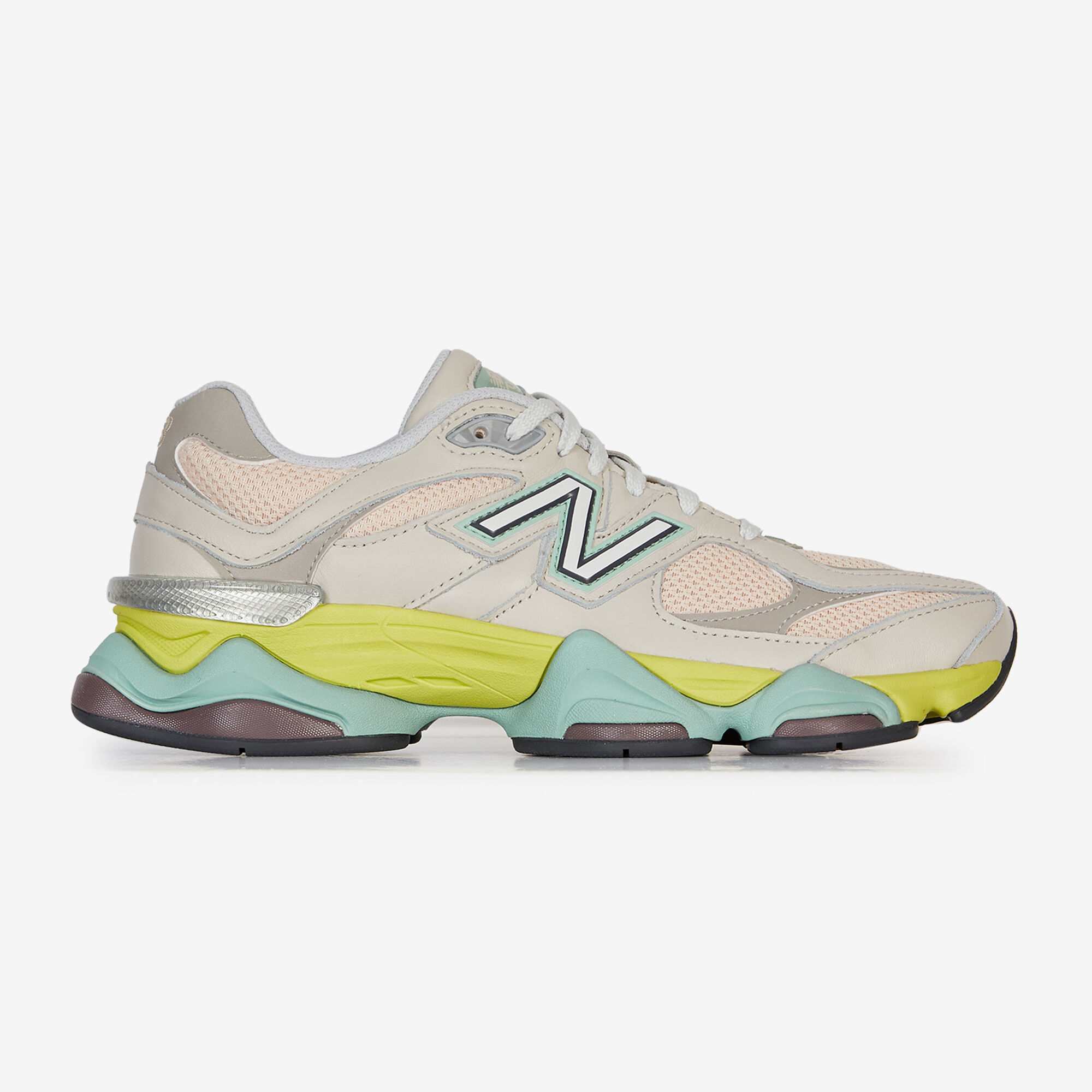 NEW BALANCE 9060 BEIGE JAUNE SNEAKERS FEMME Courir.be
