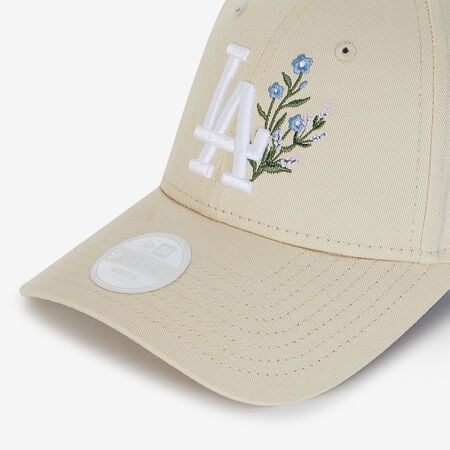NEW ERA 9FORTY WOMEN LA FLORAL EMBROIDERY BEIGE/BLANC FEMME