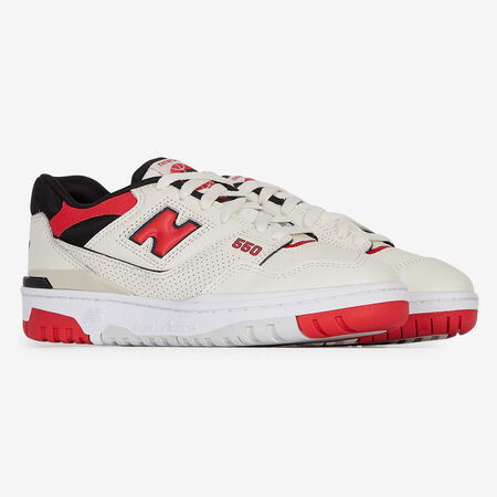 NEW BALANCE 550 550 BLANC/ROUGE DAMES