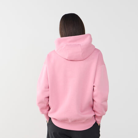 NIKE HOODIE PHOENIX LONG OVERSIZED ROSE/BLANC FEMME