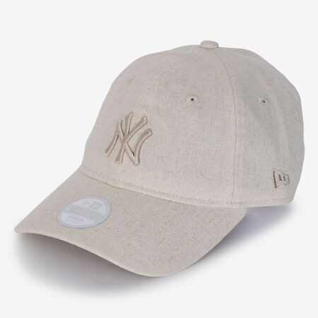 NEW ERA 9TWENTY WOMEN NY LINEN BEIGE FEMME