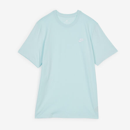 TEE SHIRT CLUB : BLAUW/WIT
