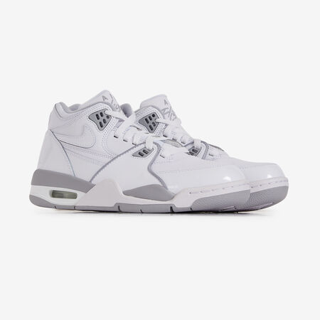 NIKE AIR FLIGHT 89 BLANC/GRIS JUNIOR