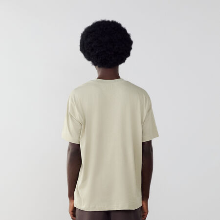 NEW BALANCE TEE SHIRT SMALL LOGO BEIGE/BLANC HOMME