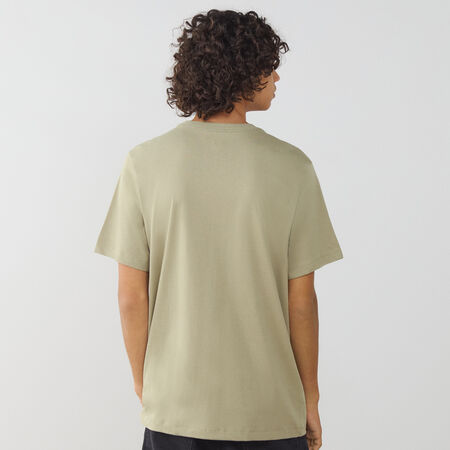 JORDAN TEE SHIRT BIG JUMPMAN BEIGE/BLANC HOMME