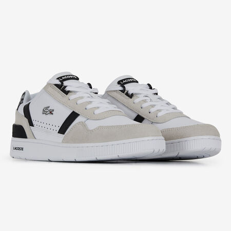 LACOSTE t-clip T-CLIP SIGNATURE BLANC/NOIR FEMME