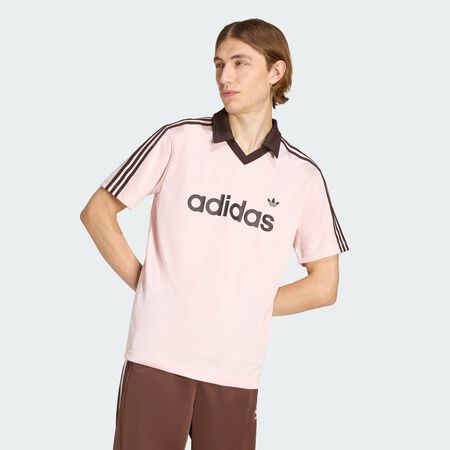 ADIDAS ORIGINALS JERSEY ARCHIVE COLLAR ROSE HEREN