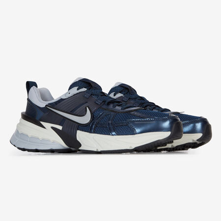 NIKE V2K RUN MARINEBLAUW/AZILVER HEREN
