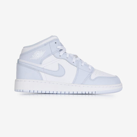 JORDAN air jordan 1 AIR JORDAN 1 MID BLANC/BLEU CIEL JUNIOR