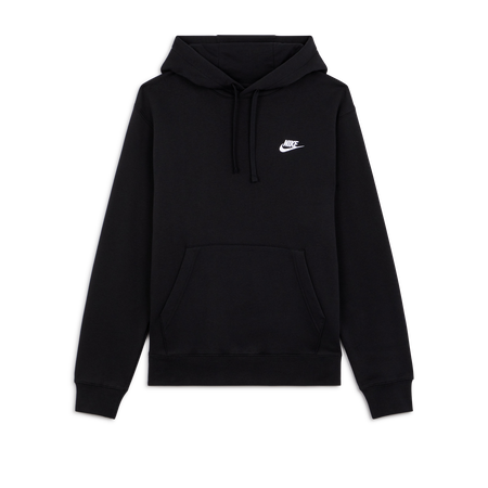 NIKE HOODIE CLUB SMALL LOGO NOIR HOMME