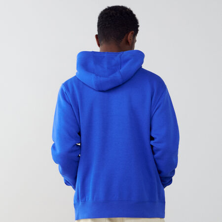 NIKE HOODIE CLUB SMALL LOGO BLEU/BLANC HOMME