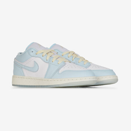 JORDAN air jordan 1 AIR JORDAN 1 LOW BEIGE/BLEU CIEL JUNIOR