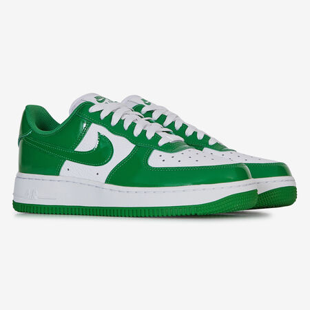 NIKE air force 1 AIR FORCE 1 LOW PATENT VERT/BLANC FEMME