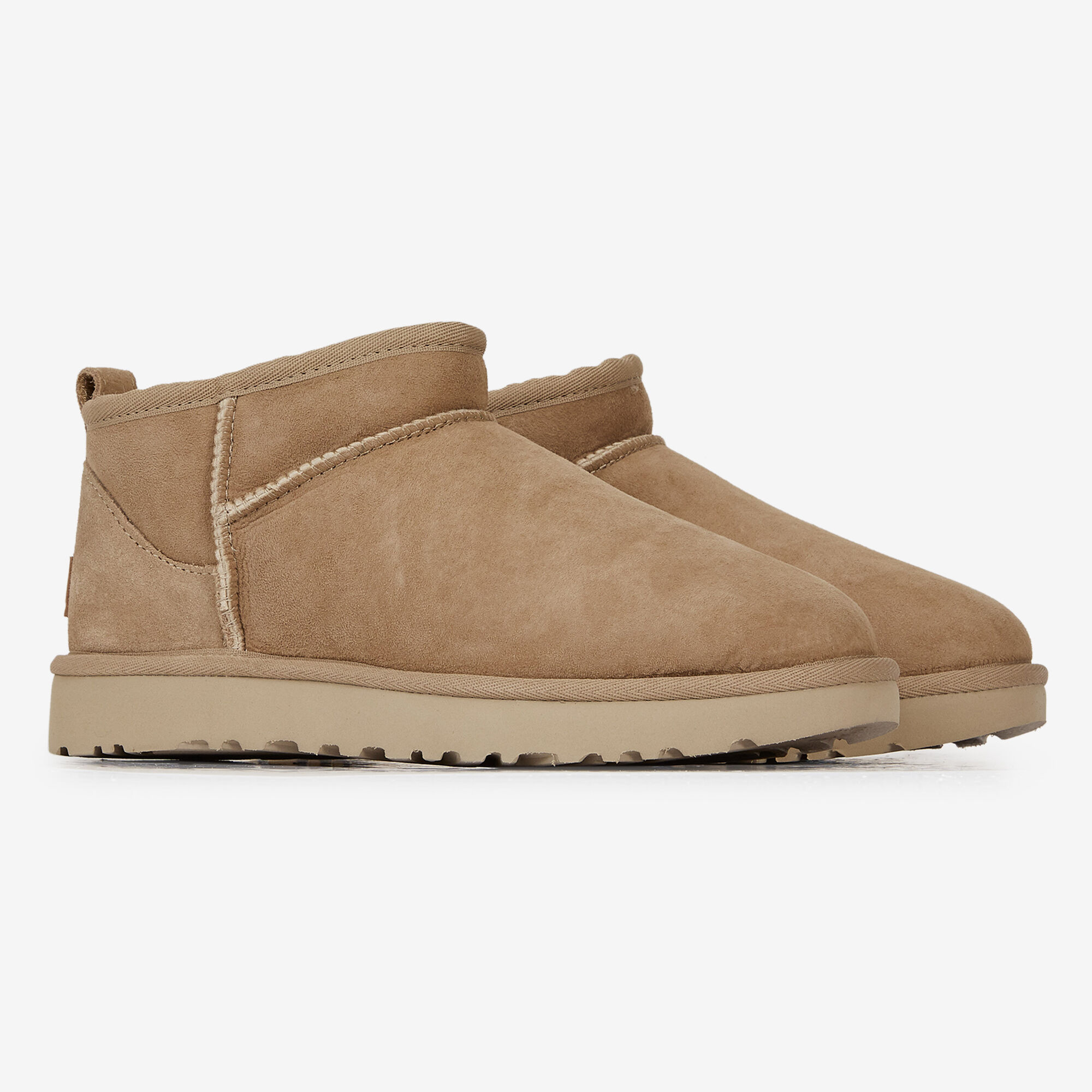UGG CLASSIC ULTRA MINI BEIGE BEIGE SNEAKERS FEMME Courir.be