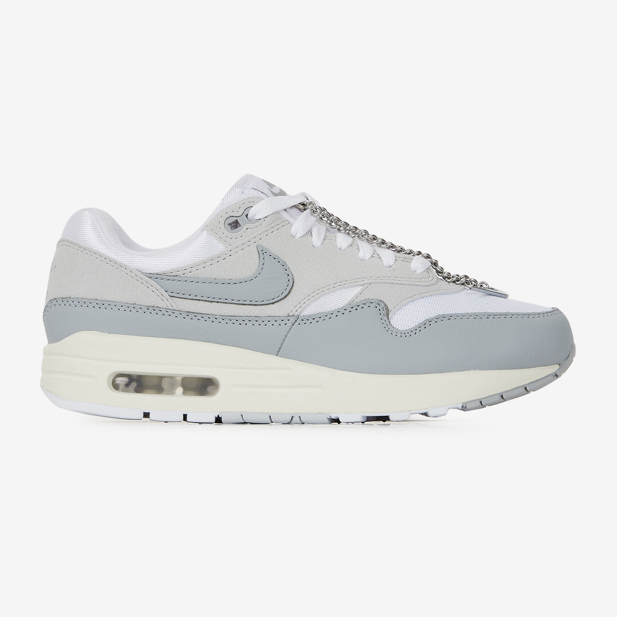 NIKE AIR MAX 1 JEWEL GRIJS SNEAKERS DAMES Courir.be
