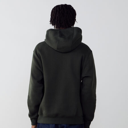 NIKE HOODIE CLUB SMALL LOGO VERT/BLANC HOMME