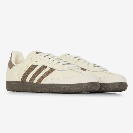 ADIDAS ORIGINALS samba SAMBA OG BEIGE/MARRON DAMES