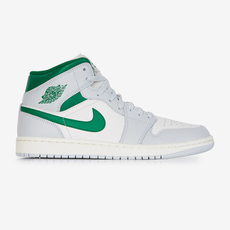 JORDAN air jordan 1 AIR JORDAN 1 MID BLANC/VERT HOMME