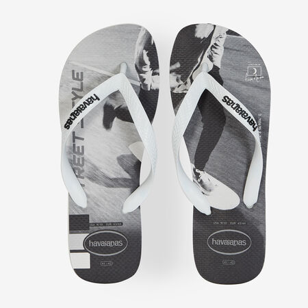 HAVAIANAS HYPE GRIS/BLANC FEMME