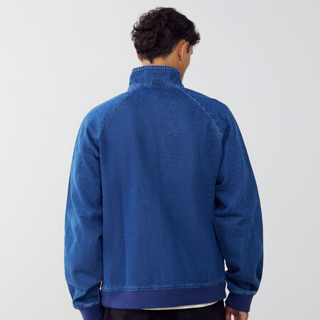 ADIDAS ORIGINALS JACKET FZ THE FIRST BLEU/BLANC HEREN