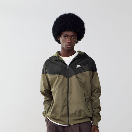 NIKE JACKET WINDRUNNER VERT/BLANC HOMME