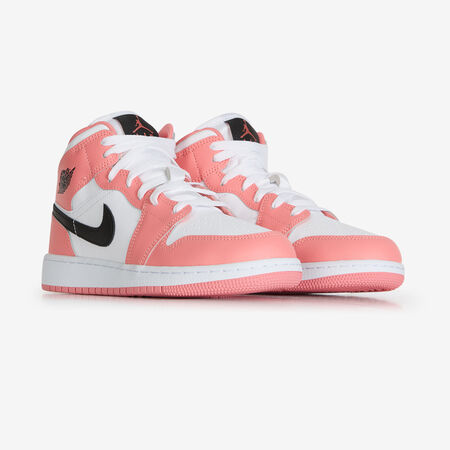JORDAN air jordan 1 AIR JORDAN 1 MID BLANC/ROSE JUNIOR