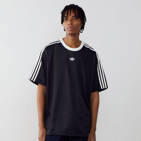 ADIDAS ORIGINALS JERSEY TREFOIL NOIR/BLANC HEREN
