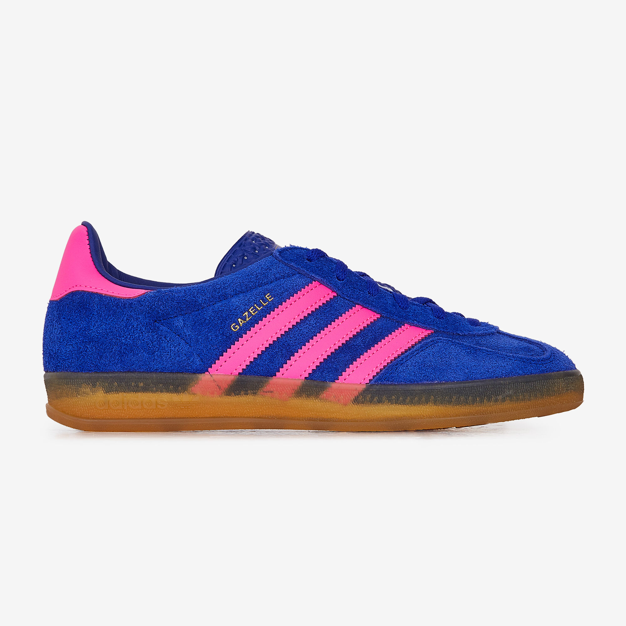 ADIDAS ORIGINALS GAZELLE INDOOR BLEU ROSE SNEAKERS FEMME Courir.be