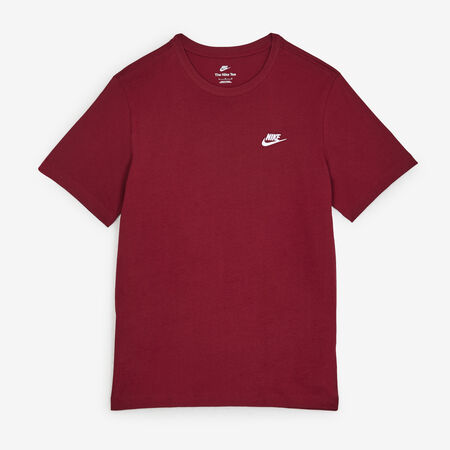 NIKE TEE SHIRT CLUB BORDEAUX/BLANC HOMME