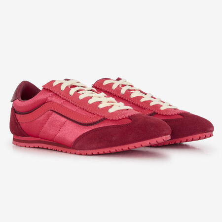 VANS SUPER LOWPRO DOUBLE LACES ROUGE FEMME
