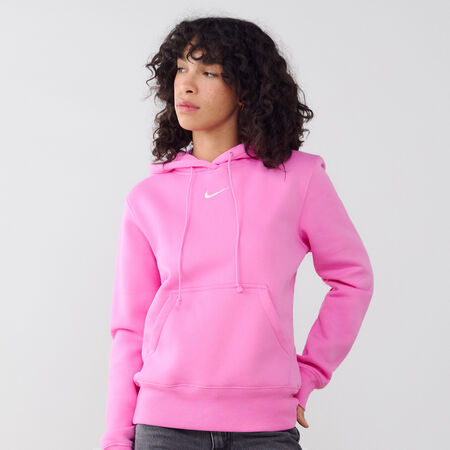NIKE HOODIE CLUB CENTERED LOGO ROSE DAMES