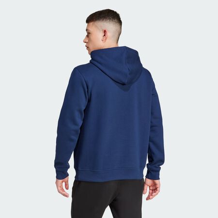 ADIDAS ORIGINALS HOODIE ESSENTIAL TREFOIL MARINE/BLANC HOMME