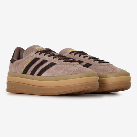 ADIDAS ORIGINALS gazelle GAZELLE BOLD PONY HAIR MARRON FEMME