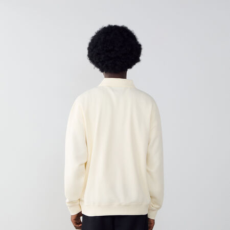 CONVERSE SWEAT POLO RETRO CHUCK BEIGE HOMME