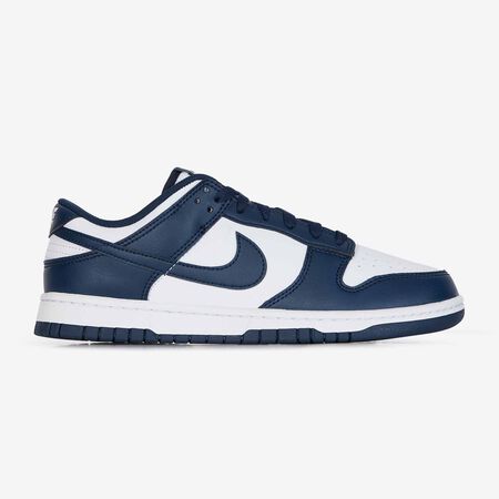 DUNK LOW : BLANC/MARINE