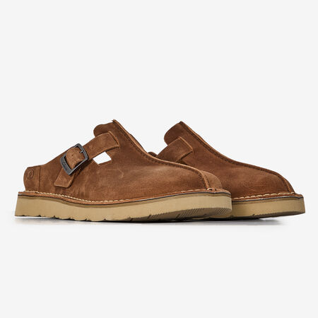 CLARKS SOLSBURY MULE MARRON HOMME