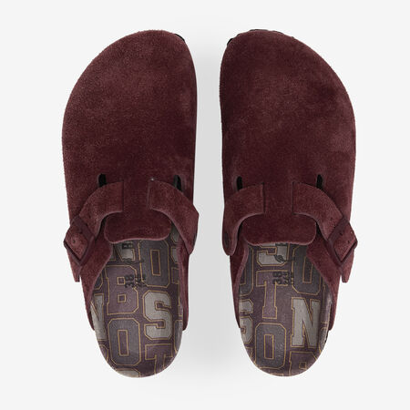 BIRKENSTOCK boston BOSTON SUEDE VARSITY BORDEAUX FEMME